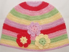 Háčkovaná čepička 217
