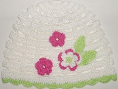 Háčkovaná čepička 217