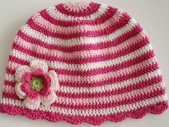 Háčkovaná čepička 217