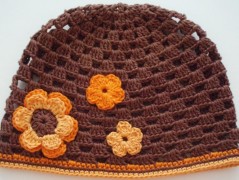 Háčkovaná čepička 217