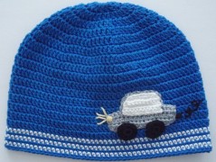 Háčkovaná čepička 217