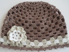 Háčkovaná čepička 217