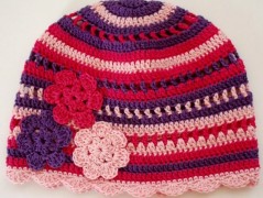 Háčkovaná čepička 217