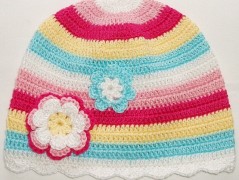 Háčkovaná čepička 217