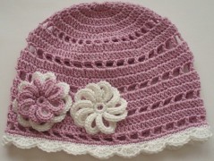 Háčkovaná čepička 217