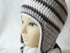 Háčkovaná čepička 217