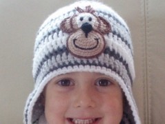 Háčkovaná čepička 217