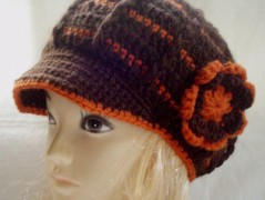 Háčkovaná čepička 217