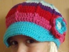 Háčkovaná čepička 217