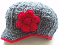 Háčkovaná čepička 217