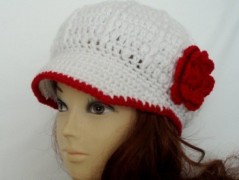 Háčkovaná čepička 217