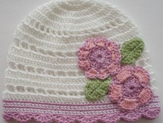 Háčkovaná čepička 217