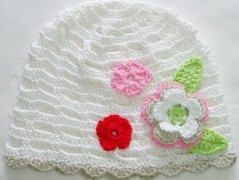 Háčkovaná čepička 217