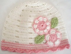 Háčkovaná čepička 217