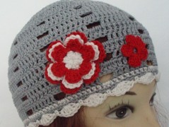 Háčkovaná čepička 217