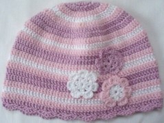 Háčkovaná čepička 217