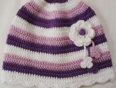 Háčkovaná čepička 217