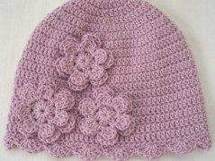 Háčkovaná čepička 217