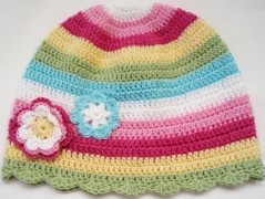 Háčkovaná čepička 217