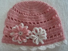 Háčkovaná čepička 217