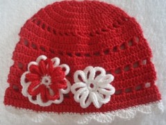 Háčkovaná čepička 217