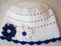 Háčkovaná čepička 217