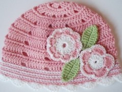 Háčkovaná čepička 217