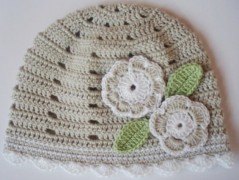 Háčkovaná čepička 217