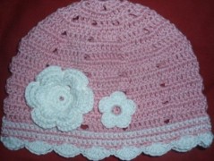 Háčkovaná čepička 217