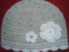 Háčkovaná čepička 217