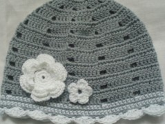 Háčkovaná čepička 217