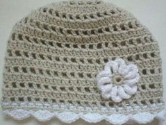 Háčkovaná čepička 217