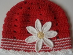 Háčkovaná čepička 217