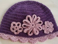 Háčkovaná čepička 217