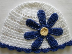 Háčkovaná čepička 217