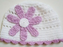 Háčkovaná čepička 217