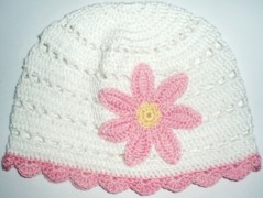 Háčkovaná čepička 217