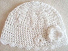 Háčkovaná čepička 217