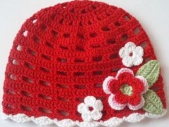 Háčkovaná čepička 217