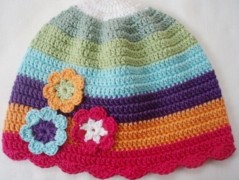 Háčkovaná čepička 217