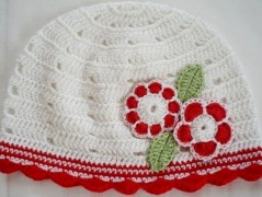 Háčkovaná čepička 217