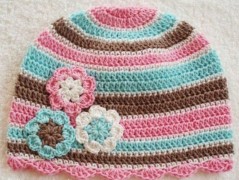 Háčkovaná čepička 217