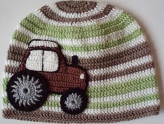 Háčkovaná čepička 217