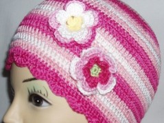 Háčkovaná čepička 217