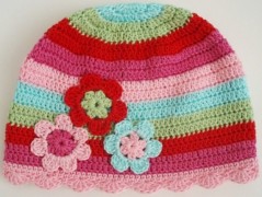 Háčkovaná čepička 217