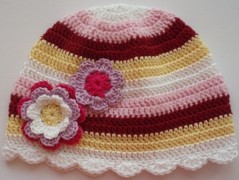 Háčkovaná čepička 217