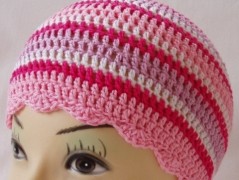 Háčkovaná čepička 217