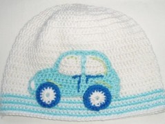 Háčkovaná čepička 217