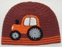 Háčkovaná čepička 217