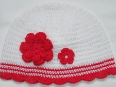 Háčkovaná čepička 217